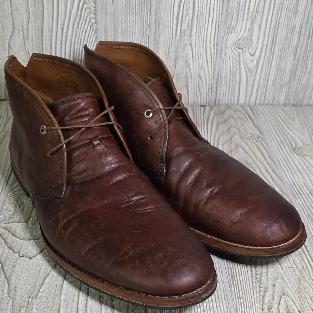 Timberland Boot Company Wodehouse Lost History Chukka Boots Brown Leather Men 13